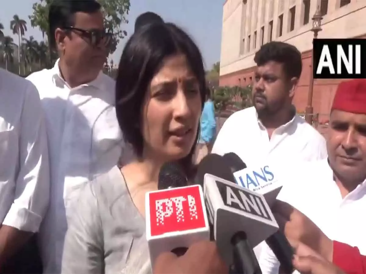 Dimple Yadav ने सांसद के आवास पर हमले के लिए भाजपा सरकार को जिम्मेदार ठहराया Dimple Yadav ने सांसद के आवास पर हमले के लिए भाजपा सरकार को जिम्मेदार ठहराया