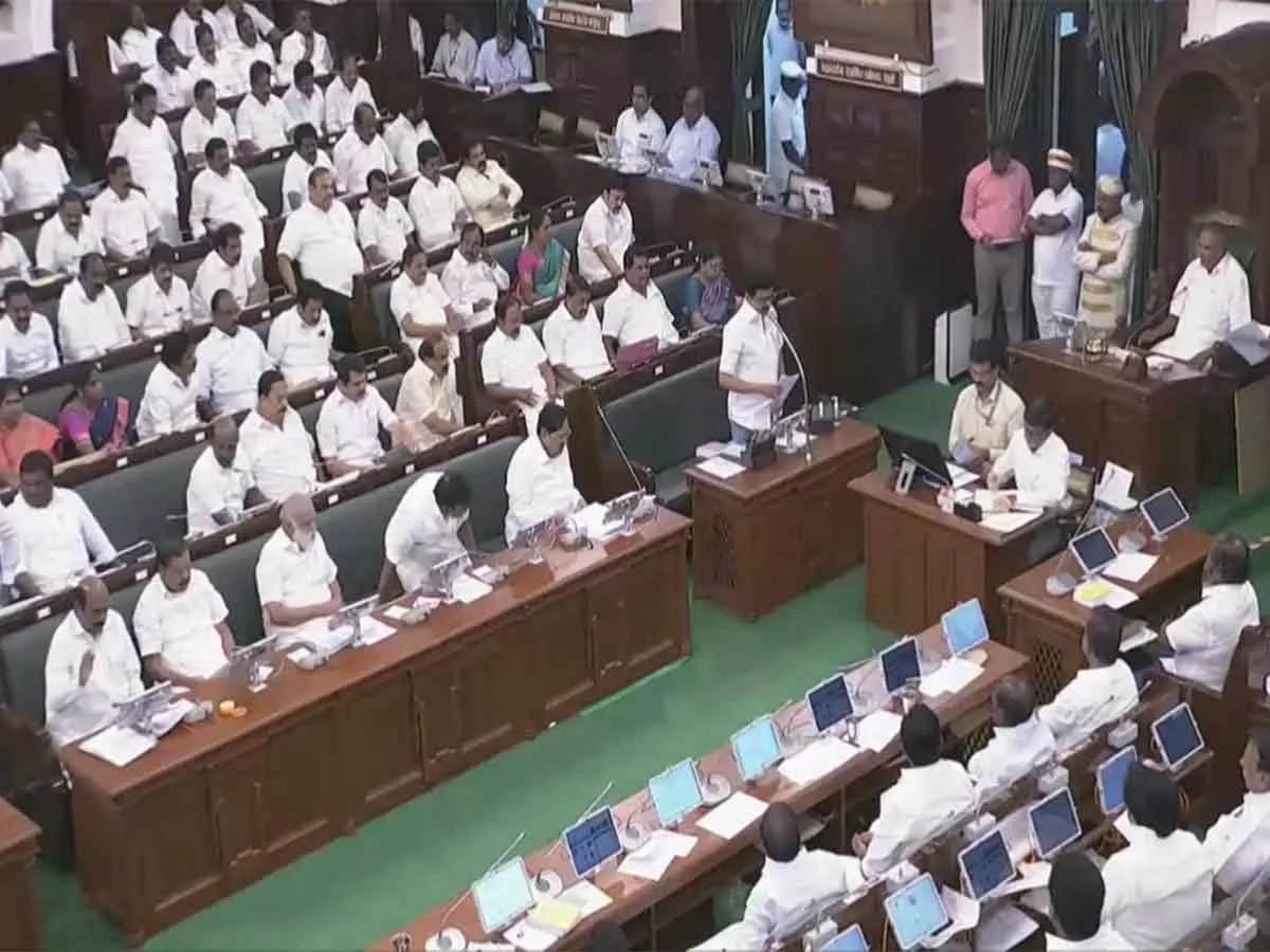 Tamil Nadu: विधानसभा ने केंद्र के वक्फ संशोधन विधेयक के विरोध में प्रस्ताव पारित किया Tamil Nadu: विधानसभा ने केंद्र के वक्फ संशोधन विधेयक के विरोध में प्रस्ताव पारित किया