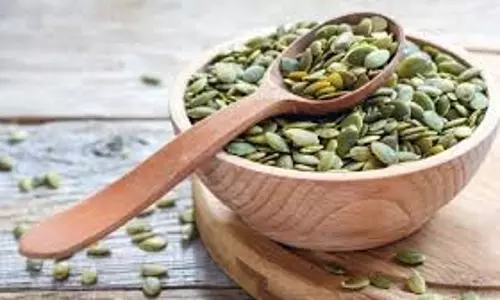Health: पोषक तत्वों से भरपूर सुपरफूड हैं कद्दू के बीज, जानें इसके अद्भुत स्वास्थ्य लाभ Health: पोषक तत्वों से भरपूर सुपरफूड हैं कद्दू के बीज, जानें इसके अद्भुत स्वास्थ्य लाभ