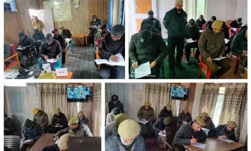 पुलिस ने हंदवाड़ा में नए आपराधिक कानूनों की जांच की