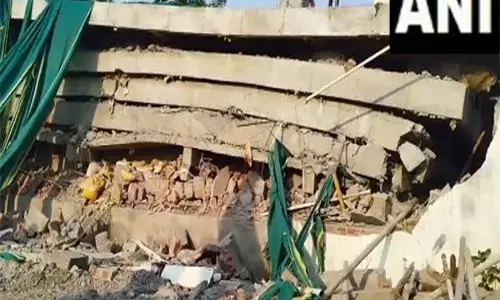 Telangana: भद्राचलम में छह मंजिला निर्माणाधीन इमारत ढह गई