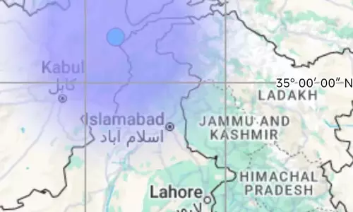 Kashmir घाटी में भूकंप के झटके