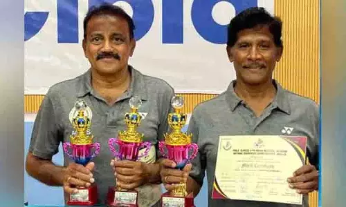 Murthy, नाइक ने 47वें इंडियन मास्टर्स राष्ट्रीय बैडमिंटन टूर्नामेंट में युगल खिताब जीता Murthy, नाइक ने 47वें इंडियन मास्टर्स राष्ट्रीय बैडमिंटन टूर्नामेंट में युगल खिताब जीता