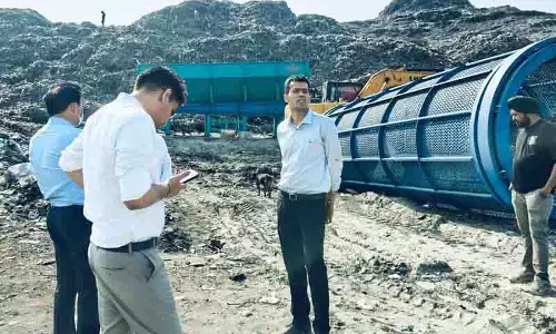 MC प्रमुख ने ठोस अपशिष्ट प्रबंधन परियोजनाओं का निरीक्षण किया