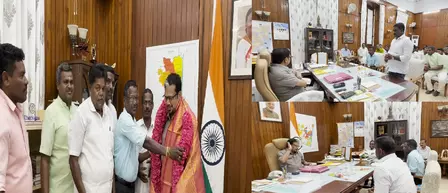 पुडुचेरी: श्रीलंका की जेल से रिहा होने के बाद मछुआरों ने उपराज्यपाल को कहा धन्यवाद पुडुचेरी: श्रीलंका की जेल से रिहा होने के बाद मछुआरों ने उपराज्यपाल को कहा धन्यवाद