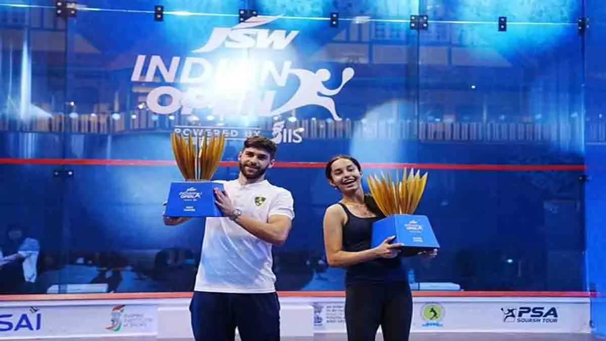 भारत की नंबर 1 महिला स्क्वैश खिलाड़ी अनाहत सिंह ने इंडियन ओपन खिताब जीता भारत की नंबर 1 महिला स्क्वैश खिलाड़ी अनाहत सिंह ने इंडियन ओपन खिताब जीता