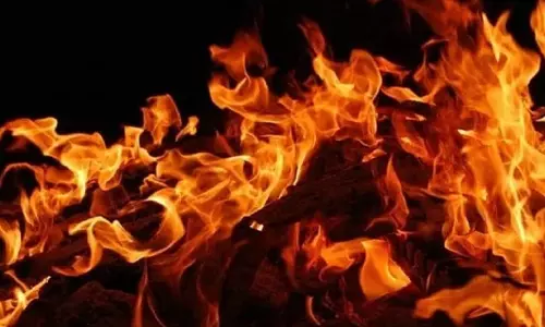 Tamilnadu: लैम्प गिरने से घर में भीषण आग, फायर ब्रिगेड ने संभाला मोर्चा Tamilnadu: लैम्प गिरने से घर में भीषण आग, फायर ब्रिगेड ने संभाला मोर्चा