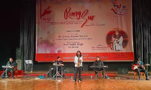 Haryana :  कैम्पस नोट्स रंग सुर संगीत कार्यक्रम