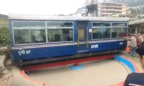 DHR के कुर्सियांग टर्नटेबल को 82 वर्षों के बाद बहाल किया गया