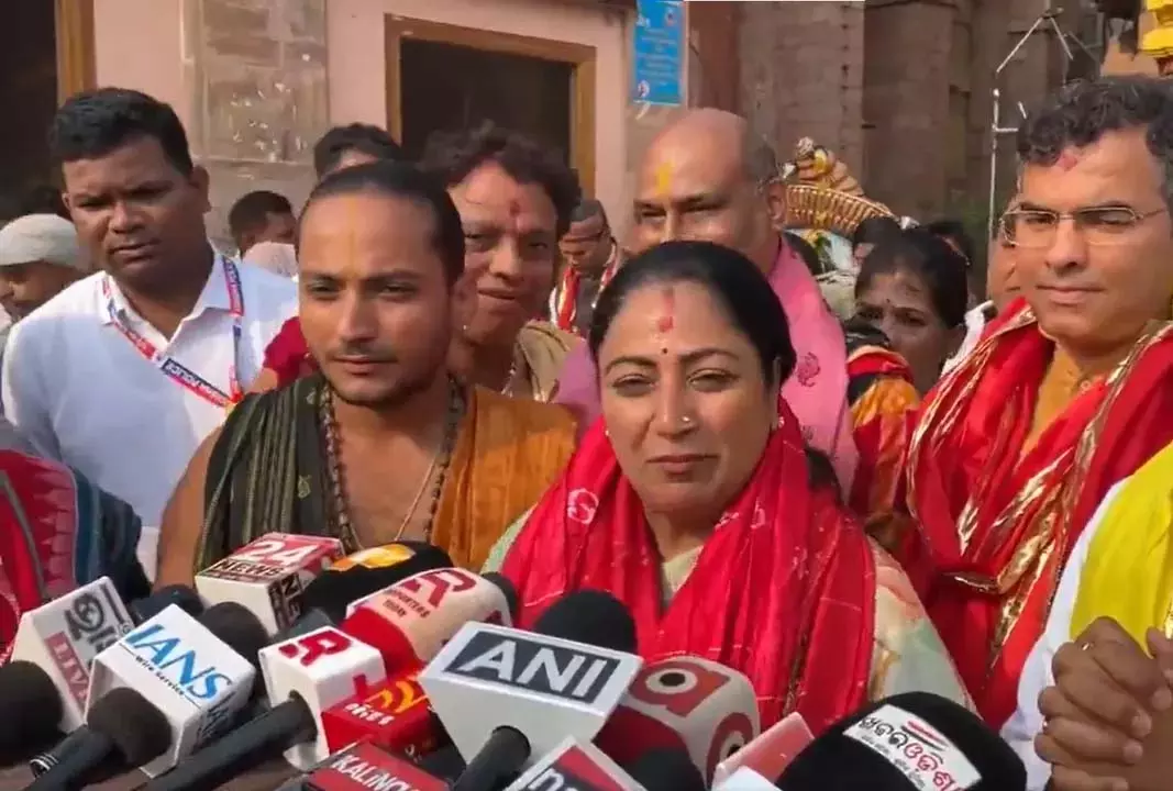 दिल्ली की मुख्यमंत्री रेखा गुप्ता ने पुरी जगन्नाथ मंदिर का दौरा किया दिल्ली की मुख्यमंत्री रेखा गुप्ता ने पुरी जगन्नाथ मंदिर का दौरा किया