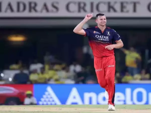 जोश हेज़लवुड ने RCB की CSK पर जीत पर विचार किया जोश हेज़लवुड ने RCB की CSK पर जीत पर विचार किया