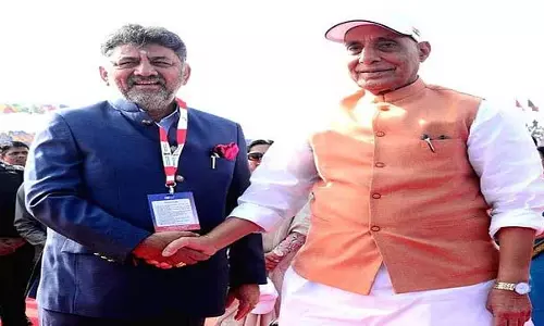 सिद्धगंगा मठ के कार्यक्रम में राजनाथ सिंह के साथ मंच साझा करेंगे DK शिवकुमार