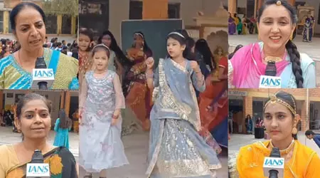 राजस्थान दिवस पर सरकारी स्कूलों में विशेष सांस्कृतिक कार्यक्रम, पारंपरिक पोशाक में पहुंचे बच्चे-अध्यापक राजस्थान दिवस पर सरकारी स्कूलों में विशेष सांस्कृतिक कार्यक्रम, पारंपरिक पोशाक में पहुंचे बच्चे-अध्यापक