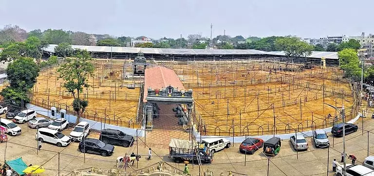 Bhadrachalam 6 अप्रैल को दिव्य विवाह के लिए तैयार Bhadrachalam 6 अप्रैल को दिव्य विवाह के लिए तैयार