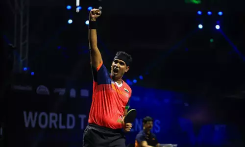 भारतीय टेबल टेनिस के दिग्गज शरत कमल ने डब्ल्यूटीटी स्टार कंटेंडर से बाहर होने के बाद संन्यास लिया भारतीय टेबल टेनिस के दिग्गज शरत कमल ने डब्ल्यूटीटी स्टार कंटेंडर से बाहर होने के बाद संन्यास लिया