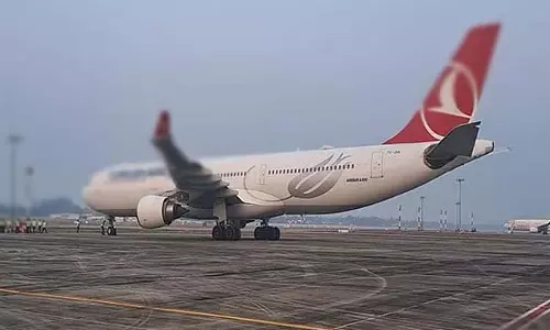चेन्नई आ रही फ्लाइट में टायर फटने से हादसा