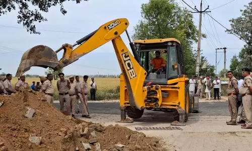 Haryana : विरोध के बीच सीवेज ट्रीटमेंट प्लांट का काम फिर शुरू
