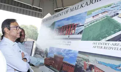 Hyderabad: मलकाजगिरी रेलवे स्टेशन के पुनर्विकास का काम जोरों पर