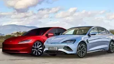 इलेक्ट्रिक कारों के मार्केट में BYD ने Elon Musk की टेस्ला को पीछे छोड़ा इलेक्ट्रिक कारों के मार्केट में BYD ने Elon Musk की टेस्ला को पीछे छोड़ा