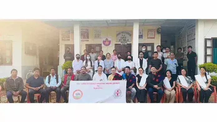 Nagaland : पांसो पीएचसी में सीएम-एमओटी स्वास्थ्य शिविर