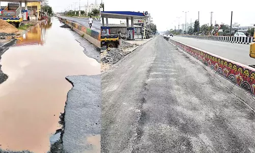 Andhra: ऊबड़-खाबड़ सड़क पर चिंताएं दूर हो गई