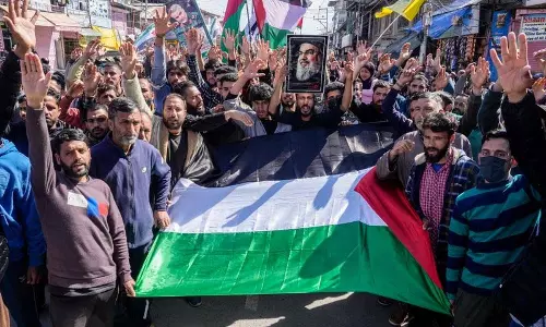 Budgam में फिलिस्तीन समर्थक रैली के आयोजकों पर मामला दर्ज