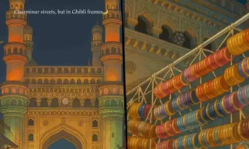 घिबली शैली की Charminar कलाकृति ने इंटरनेट पर लोगों को आश्चर्यचकित कर दिया