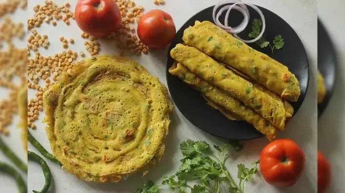 Recipe of Vegetable Cheela: ढेर सारी सब्जियों के साथ झटपट बनाएं स्वादिष्ट चीला Recipe of Vegetable Cheela: ढेर सारी सब्जियों के साथ झटपट बनाएं स्वादिष्ट चीला