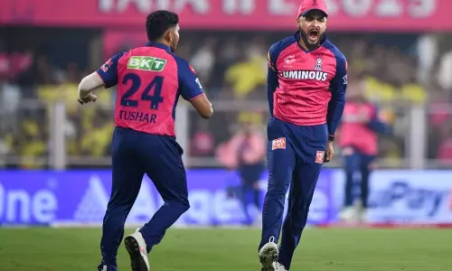 रियान पराग पर धीमी ओवर गति के लिए 12 लाख रुपये का जुर्माना रियान पराग पर धीमी ओवर गति के लिए 12 लाख रुपये का जुर्माना