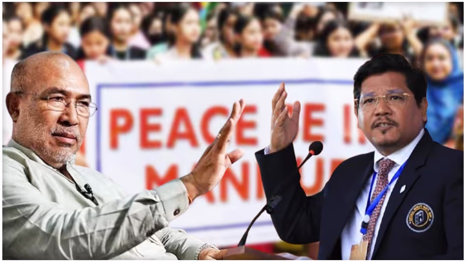 एन बीरेन सिंह ने Manipur की सुरक्षा पर मेघालय के सीएम से सवाल किया एन बीरेन सिंह ने Manipur की सुरक्षा पर मेघालय के सीएम से सवाल किया