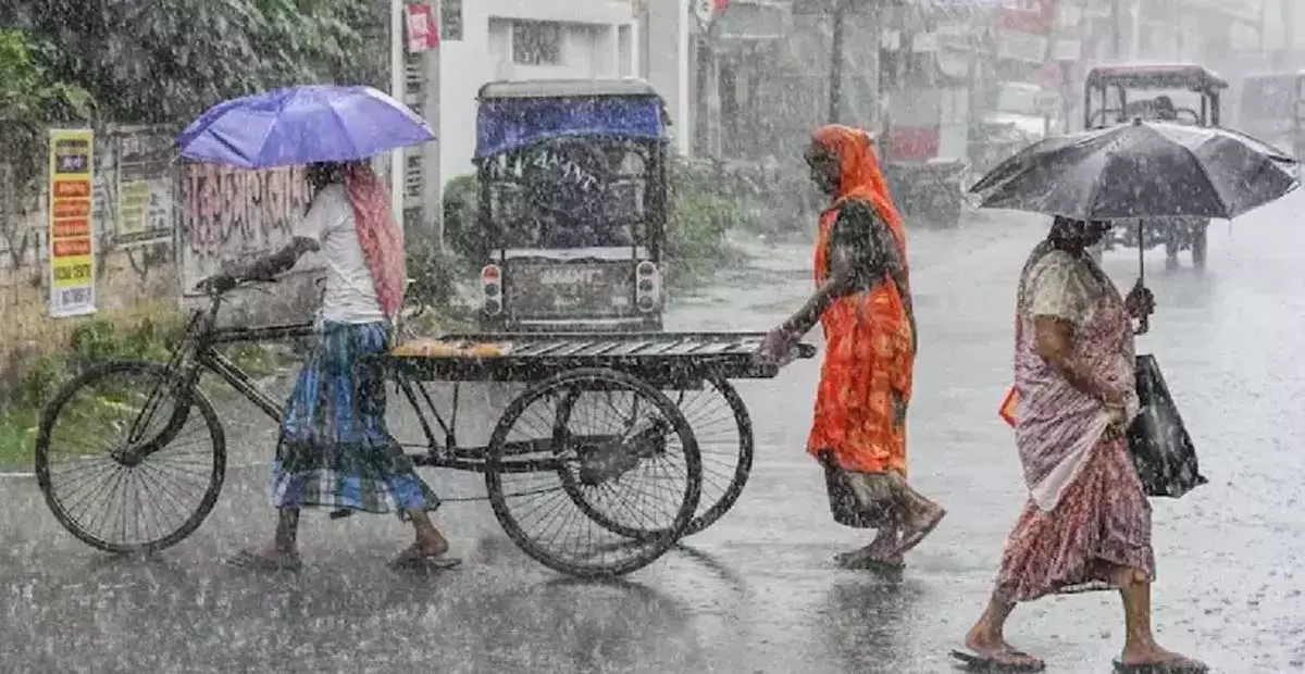 अगले तीन दिनों में Telangana में भारी बारिश, आंधी-ओलावृष्टि की संभावना अगले तीन दिनों में Telangana में भारी बारिश, आंधी-ओलावृष्टि की संभावना