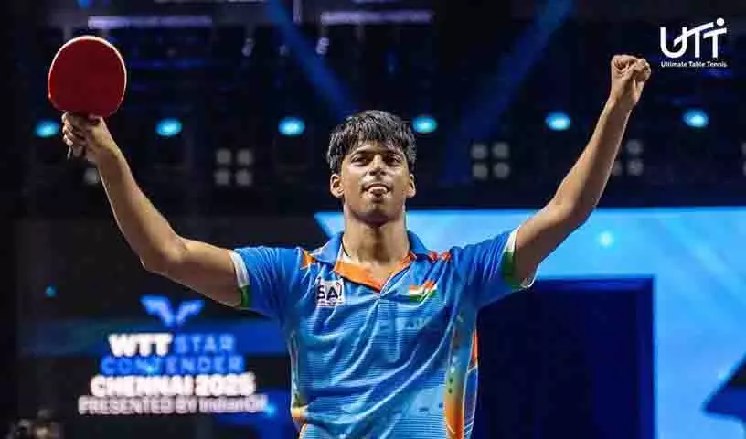 Hyderabad के पैडलर स्नेहित ने रचा इतिहास, विश्व रैंकिंग में शीर्ष 100 में पहुंचे Hyderabad के पैडलर स्नेहित ने रचा इतिहास, विश्व रैंकिंग में शीर्ष 100 में पहुंचे
