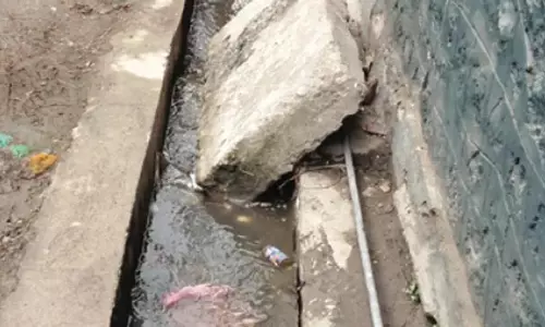 बांदीपुरा की जल निकासी व्यवस्था का रखरखाव न होने से ध्वस्त हो रही
