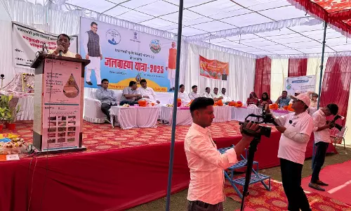 Sikar: जलग्रहण रथ यात्रा के दौरान हुए विभिन्न कार्यक्रम जल संरक्षण