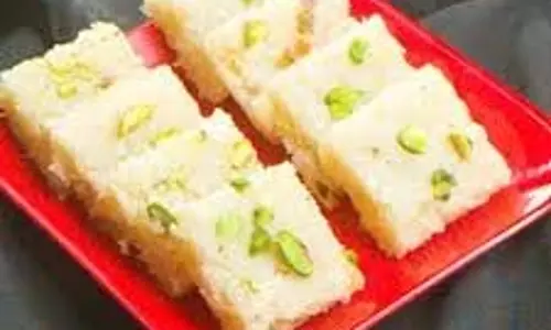 Navratri Special साबूदाना बर्फी की रेसिपी