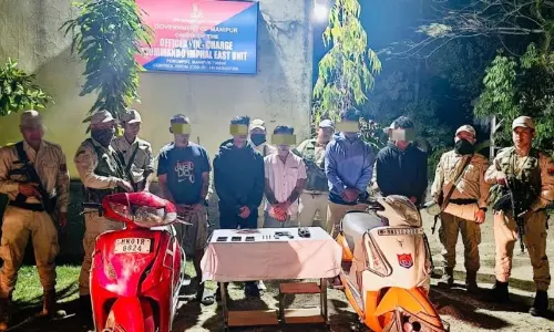 Manipur: इंफाल पूर्व और पश्चिम में छापेमारी में केसीपी के 5 कार्यकर्ता गिरफ्तार