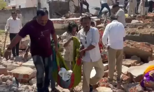 भीषण आग की चपेट में पटाखा फैक्ट्री, 17 मौतें