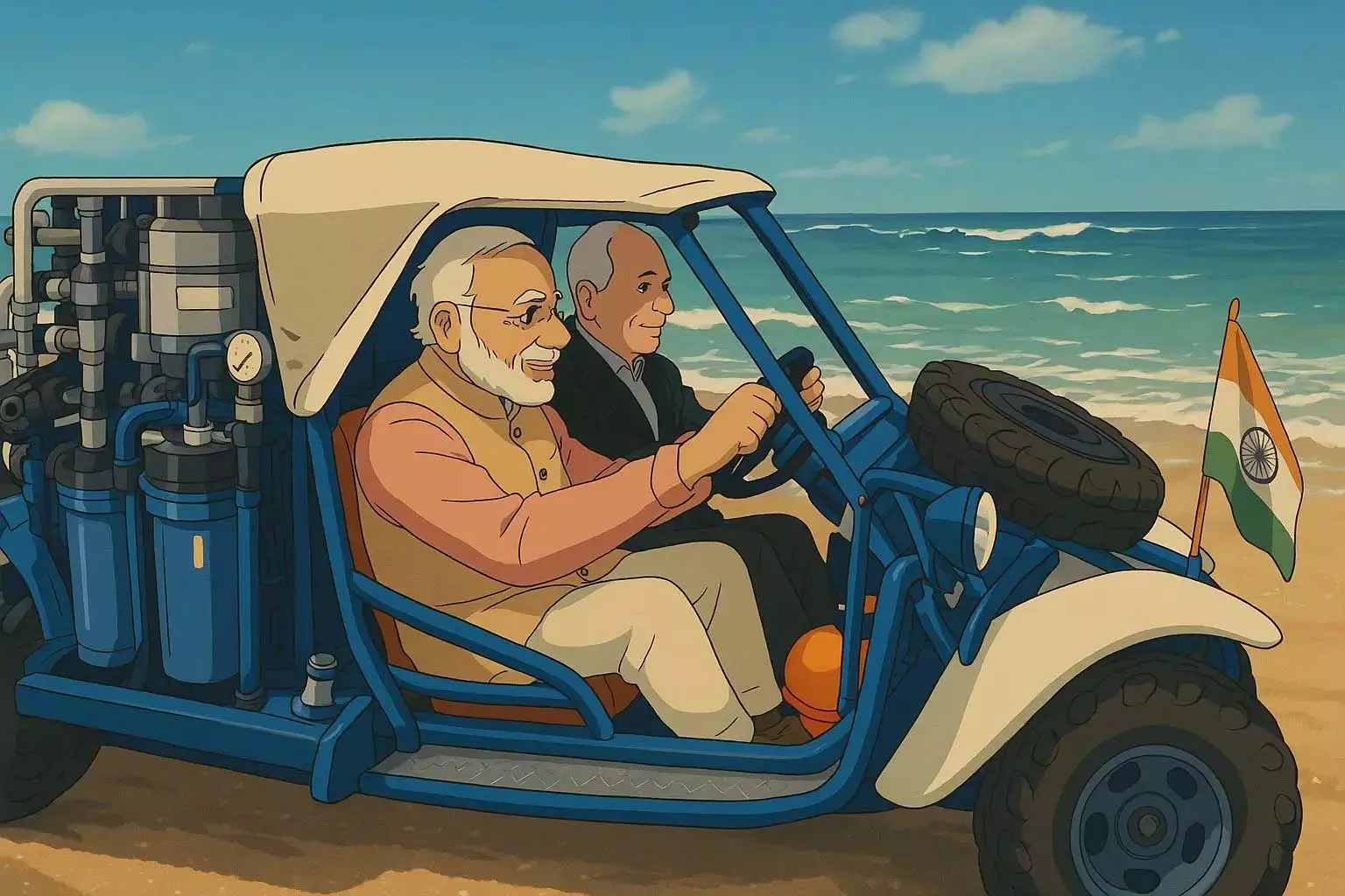 Ghibli : इज़राइल ने मोदी-नेतन्याहू की ‘घिबली’ फोटो शेयर की Ghibli : इज़राइल ने मोदी-नेतन्याहू की ‘घिबली’ फोटो शेयर की