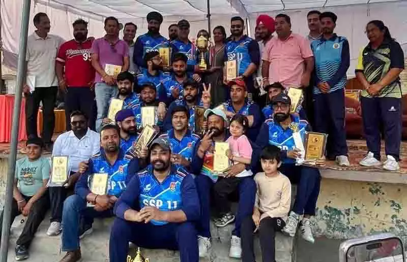 क्रिकेट लीग में SSP-इलेवन विजयी क्रिकेट लीग में SSP-इलेवन विजयी