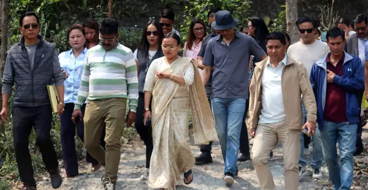 Sikkim : यांगंग सांस्कृतिक पार्क में संयुक्त निरीक्षण का ध्यान पर्यटन पुनरुद्धार और बुनियादी ढांचे के उन्नयन पर केंद्रित Sikkim : यांगंग सांस्कृतिक पार्क में संयुक्त निरीक्षण का ध्यान पर्यटन पुनरुद्धार और बुनियादी ढांचे के उन्नयन पर केंद्रित