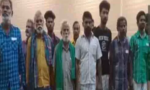 तमिलनाडु: श्रीलंका की जेल से रिहा हुए 13 मछुआरे Chennai पहुंचे