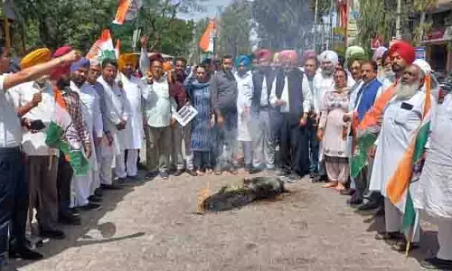 कांग्रेस ने फतेहगढ़ साहिब में Rahul Gandhi के खिलाफ भगवंत मान की टिप्पणी का विरोध किया