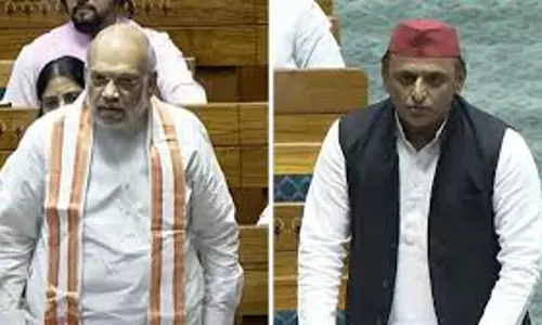 New Delhi: अमित शाह और अखिलेश यादव लोकसभा में वक्फ बिल पर भिड़े