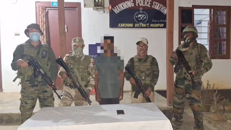 Manipur सुरक्षा बलों ने अलग-अलग मामलों में पांच लोगों को गिरफ्तार