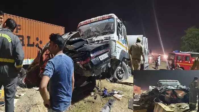 कंटेनर काल बनकर आया, दो युवतियों की मौत, मोबाइल में गूगल मैप ऑन मिला कंटेनर काल बनकर आया, दो युवतियों की मौत, मोबाइल में गूगल मैप ऑन मिला