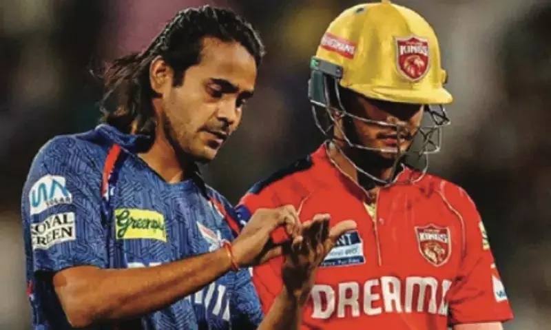 BCCI ने LSG के गेंदबाज दिग्वेश सिंह राठी पर असामान्य जश्न के लिए जुर्माना लगाया BCCI ने LSG के गेंदबाज दिग्वेश सिंह राठी पर असामान्य जश्न के लिए जुर्माना लगाया