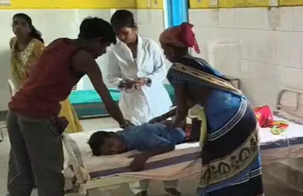 छिपकली गिरने से मध्यान्ह भोजन हुआ जहरीला, 50 से अधिक बच्चों की बिगड़ी तबीयत छिपकली गिरने से मध्यान्ह भोजन हुआ जहरीला, 50 से अधिक बच्चों की बिगड़ी तबीयत