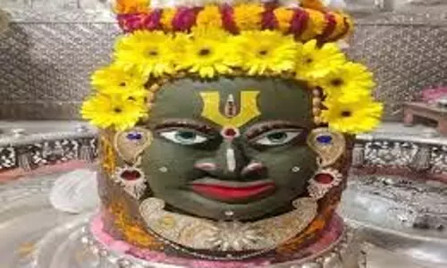 Ujjain : भांग-भस्म से हुआ महाकाल का श्रृंगार Ujjain : भांग-भस्म से हुआ महाकाल का श्रृंगार