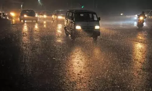 Chennai के उपनगरीय इलाकों में बारिश