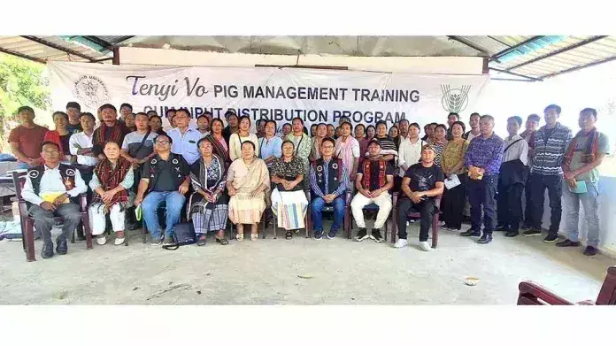 Nagaland : तेन्यी वो’ सूअर प्रबंधन प्रशिक्षण Nagaland : तेन्यी वो’ सूअर प्रबंधन प्रशिक्षण